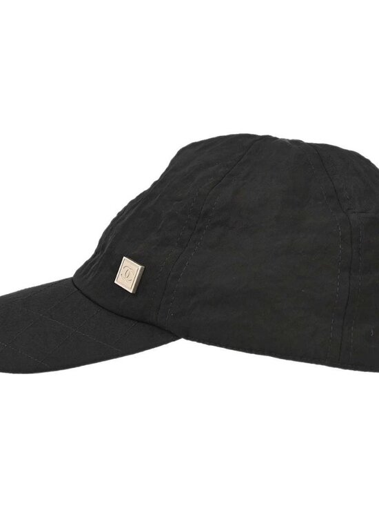 Chanel Sport Line Black Nylon #M Cap Hat Small Good 188047 main image 9